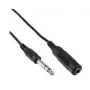 Microconnect AUDNU5 audiokaapeli 5 m 6,35 mm musta