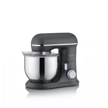 Severin KM 3899 monitoimikone — 1200 W, 5,3 l ruostumattomasta teräksestä valmistettu kulho, musta