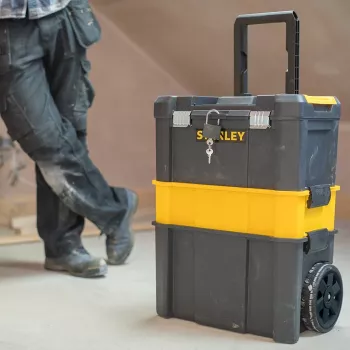 Stanley Essential Tool -kovakotelolaukku, muovi, harmaa, keltainen