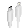 USB-C-Lightning-kaapeli 3A 480Mbit/s 1 m VALKOINEN