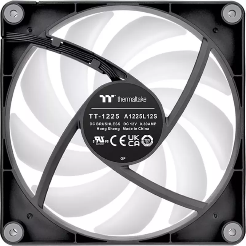 Thermaltake CT120 Reverse ARGB 120mm kotelotuuletin, 2 kpl:n pakkaus, musta