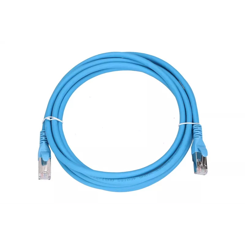 Verkkokaapeli Extralink LAN-patch-kaapeli Cat.6A RJ-45 Cat6a 3m sininen