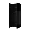 Vaattekaappi cama meble PAFOS 2D BASE 90×55,5×45 cm musta matta, 2-ovinen runko