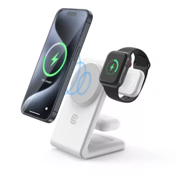 3-in-1 langaton laturi MagSafe iPhonelle, Apple Watchille ja AirPodsille Crong