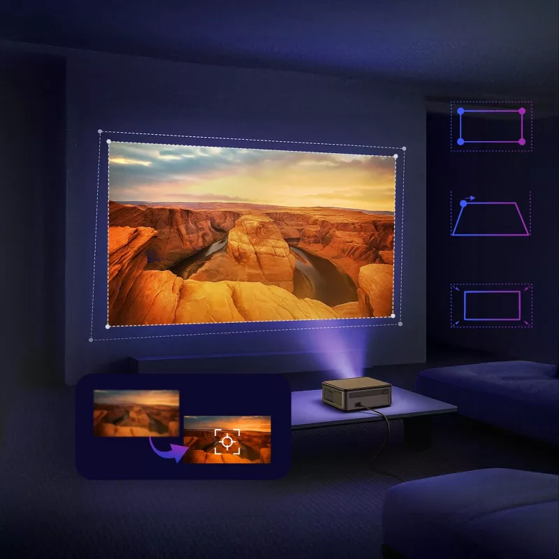 Extralink projektori Smart Life Vision Pro 450 ANSI, 1080p, Android 9.0