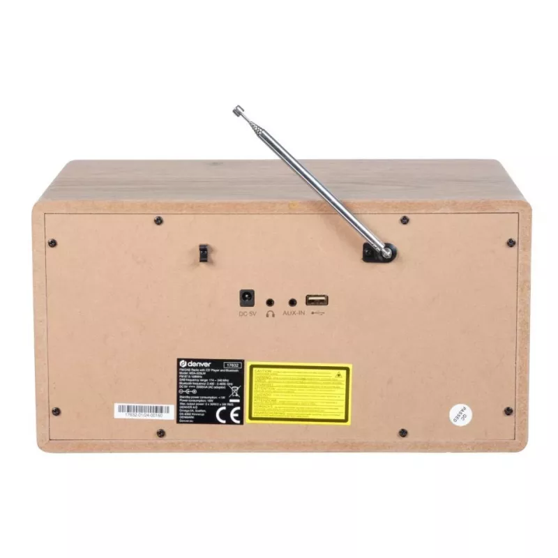 Henkilökohtainen CD-soitin Denver MDA-525LW puu 10 W DAB+ FM