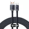 Baseus Crystal Shine kaapeli USB-USB-C, 100W, 2m (musta)