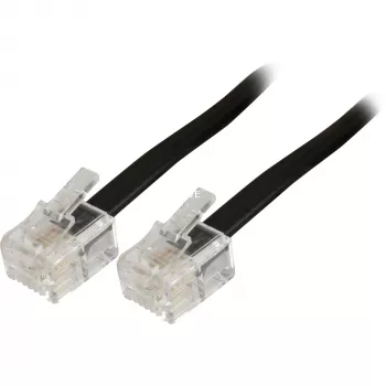 Modulaarinen puhelinkaapeli Goobay 50317 RJ-11 RJ-11 3 m musta