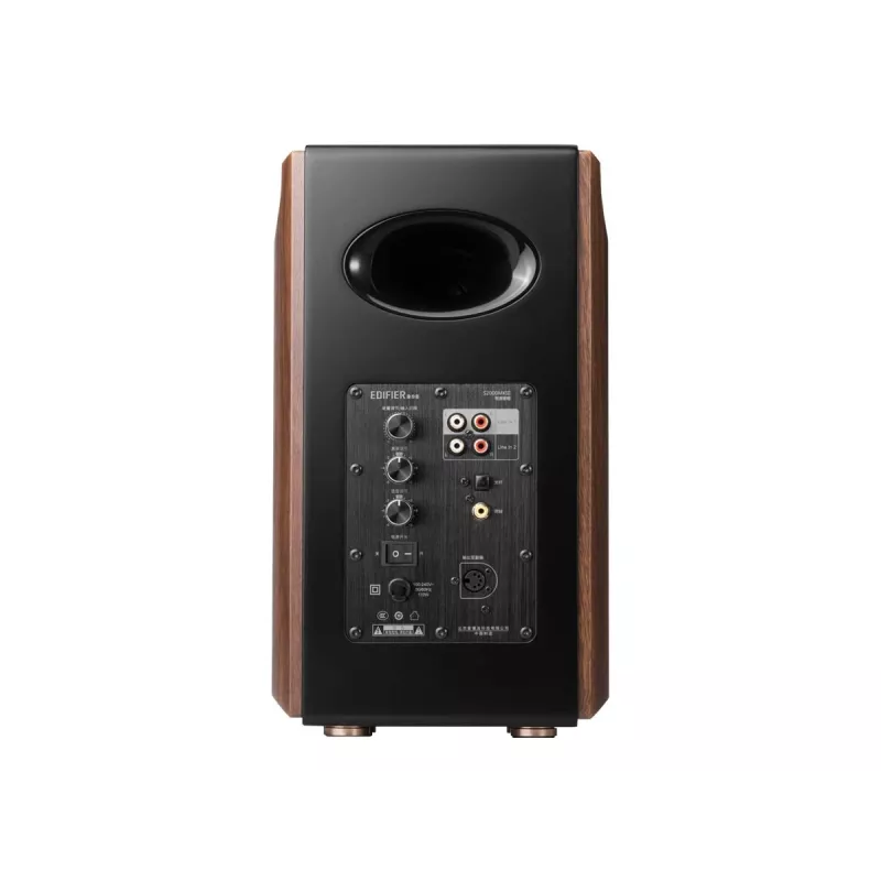 Kaiutin Edifier S2000MKIII 2.0, 130 W RMS, johdollinen & langaton, musta/puu