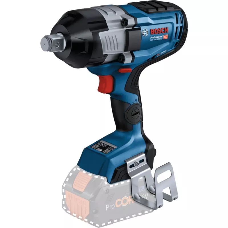 Akkumutterinväännin Bosch GDS 18V-1600 HC — 18 V, BITURBO, vaatii 2x ProCORE18V 8.0Ah akut