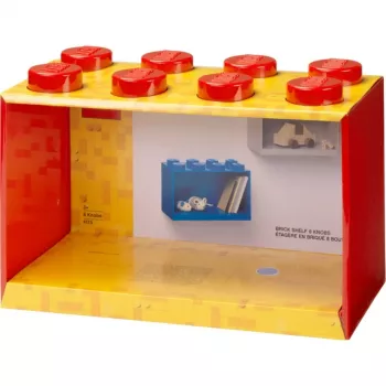 Room Copenhagen LEGO Brick Shelf 8 hylly 41151730 (punainen)