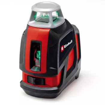 EINHELL TE-LL 360 G ristiviivalaser vihreillä ja punaisilla laserlinjoilla, musta — malli 2270119