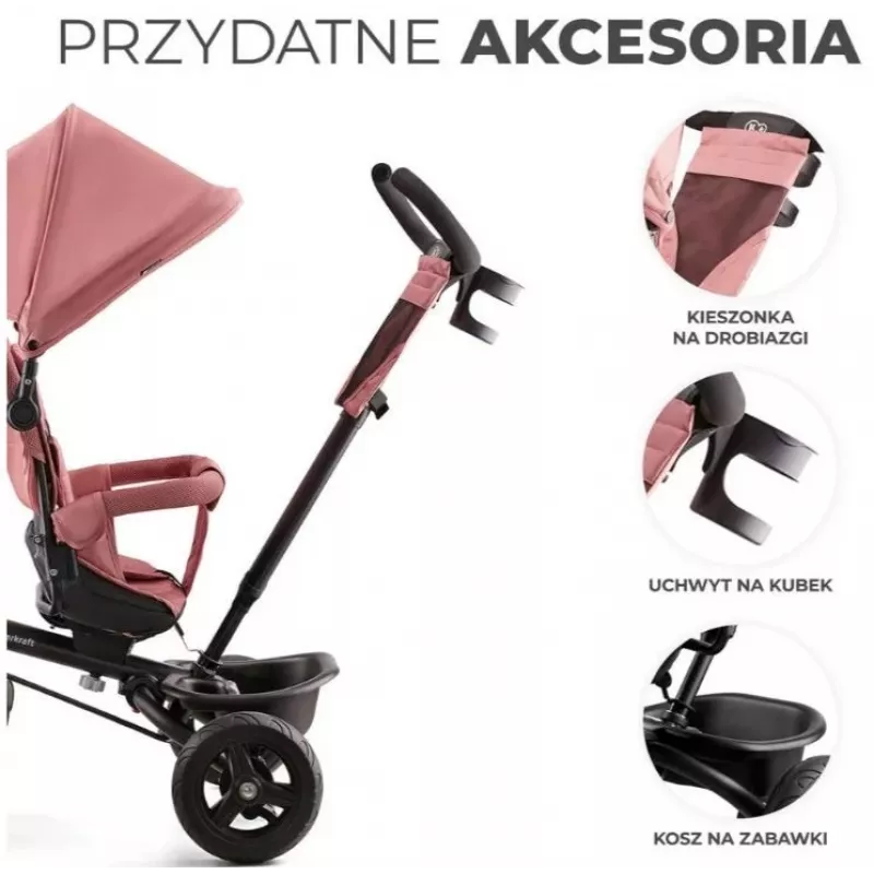 Kolmipyörä AVEO ROSE PINK
