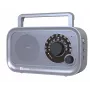 Kannettava Eltra HANIA harmaa FM/AM-radio, kompakti muotoilu, paristokäyttöinen