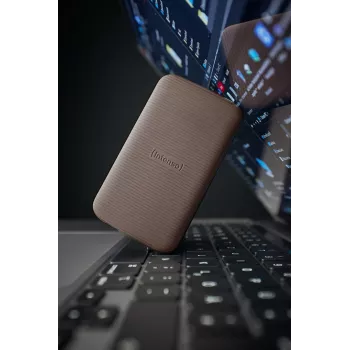 SSD-kiintolevy Intenso 1 TB ulkoinen USB Type-C 3.2 Gen 2 ruskea