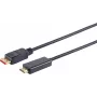 Videokaapeliadapteri S/CONN 10-71045 3 m DisplayPort HDMI Type-A musta