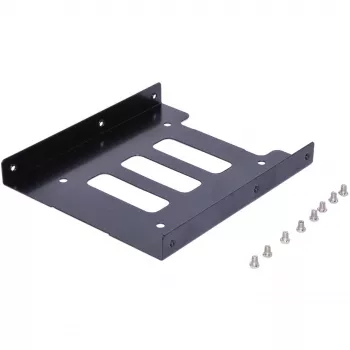 Asennuskehys ultron sisäinen 1x2.5 SSD/HDD metalli musta (377213)