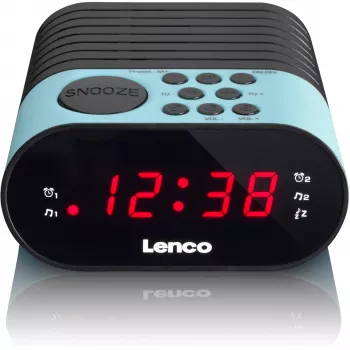 Kelloradio Lenco CR-07 musta sininen