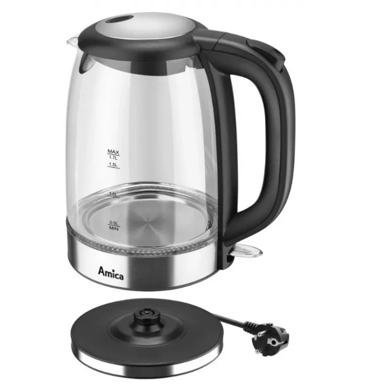 Vedenkeitin Amica 1.7L 2200W hopea