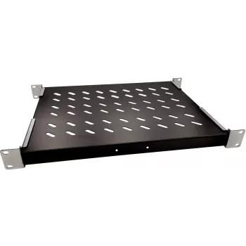 Rack-hylly LOGON RAS100BL musta 50 kg kantavuus 465x345x25 mm
