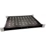 Rack-hylly LOGON RAS100BL musta 50 kg kantavuus 465x345x25 mm