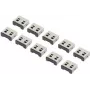 USB-porttitulppa Renkforce rf-USBBlocker-02 10 kpl:n pakkaus, hopea