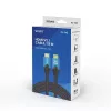 HDMI-kaapeli Savio CL-142 v2.1 1,8 m, HDMI Type-A uros–uros, kullatut liittimet, musta/sininen