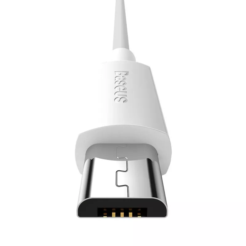 USB-A - Micro-USB-B -kaapeli Baseus TZCAMZJ-02 1,5 m valkoinen