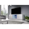 Cama Meble QIU 160 TV-kaappi, MDF, valkoinen kiilto
