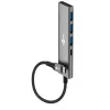 Goobay Slim 4-porttinen USB-keskitin USB-C - USB-A 5 Gbit/s - -Plug> 1x (76562)