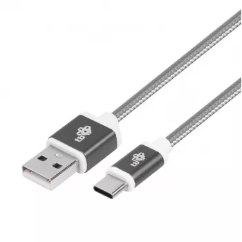 TB USB - USB-C-kaapeli 1,5 harmaa (AKTBXKUCSBA150S)