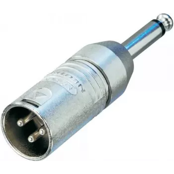 Neutrik - audioadapteri - XLR3 (M) mono-pistokkeeseen (M) (NA2MP)
