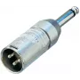 Neutrik - audioadapteri - XLR3 (M) mono-pistokkeeseen (M) (NA2MP)