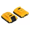 Dewalt DCD709D2T -iskuruuvinväännin akulla ja laturilla