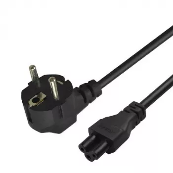 Virtakaapeli Savio virta IEC 60320 C5 CEE 7/7 3 m musta C5-liitäntä Type C