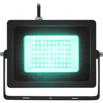 LED-valonheitin EUROLITE FL-30 SMD turkoosi 30W — vesitiivis ulkovalaistus, 30 W teho