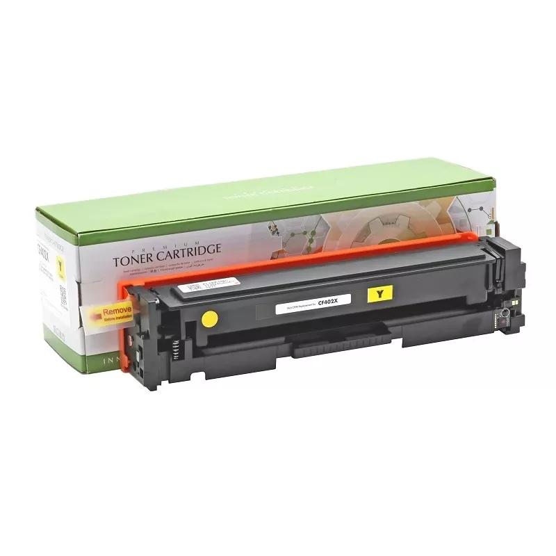 Yhteensopiva Static Control Hewlett-Packard CF402X / Canon CRG 045H keltainen, 2300 sivua