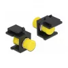 Keystone-moduuli DELOCK 86851, litteä FC-liitin, musta, 16,5×24×21,8 mm