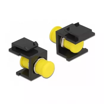 Keystone-moduuli DELOCK 86851, litteä FC-liitin, musta, 16,5×24×21,8 mm