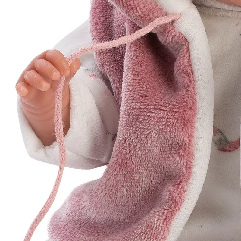 Llorens 74070 Mimi nauruva vauvanukke äänellä, 42 cm