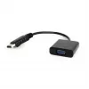 Adapteri DisplayPort-VGA musta