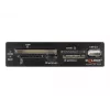 DeLOCK 91708 kortinlukija USB 2.0 sisäinen musta harmaa CF SD MicroSD