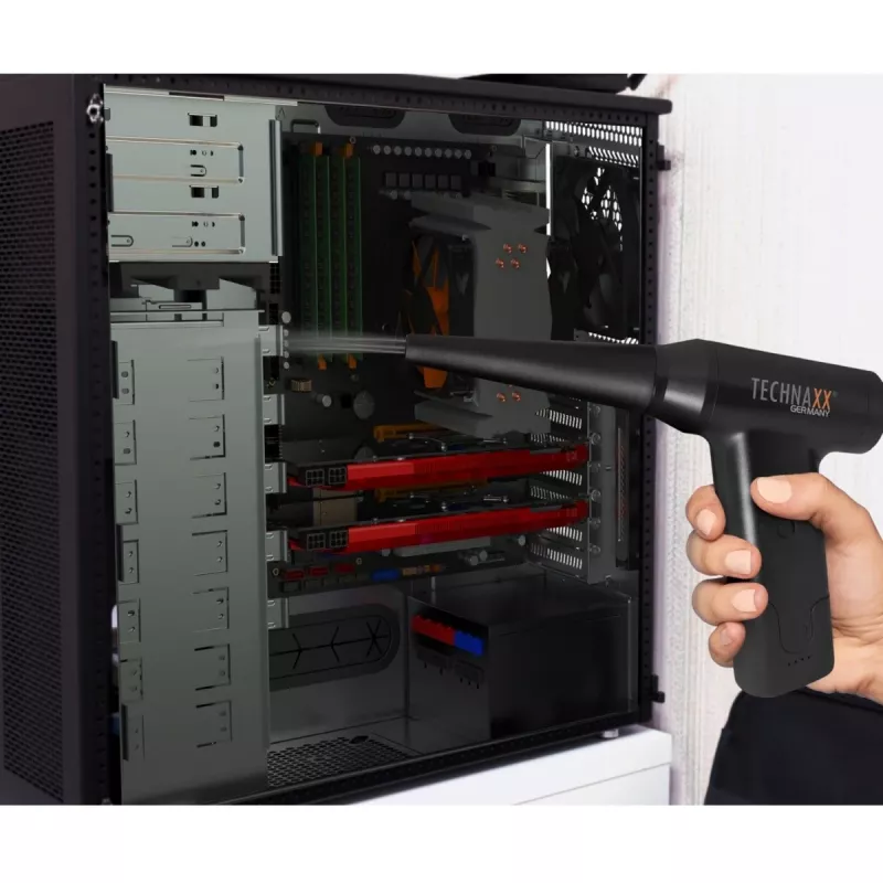 Tuuletin Technaxx TX-293 160 W musta ABS 130000 RPM USB