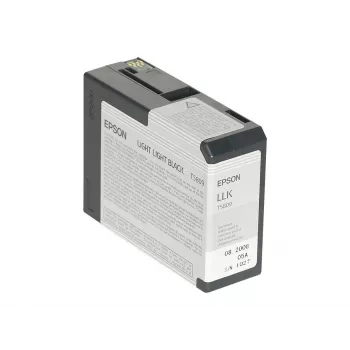 Epson Singlepack Light Light Black T580900, vaaleanvaaleanmusta, pigmenttimuste, 80 ml, 1 kpl
