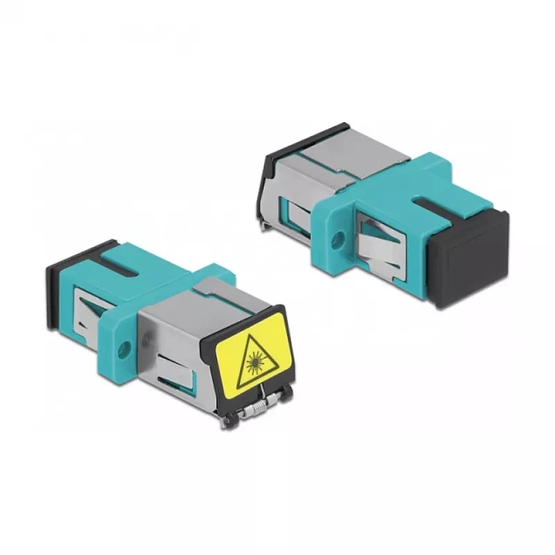 Kuitukytkin DeLOCK 86890 SC Simplex naaras SC Simplex naaras Multimode aqua