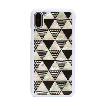 iKins Pyramid suojakuori iPhone XS/X, valkoinen, K1623H