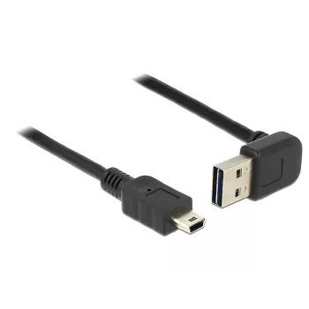 USB-kaapeli DeLOCK 1 m USB 2.0-A - Mini-USB B musta