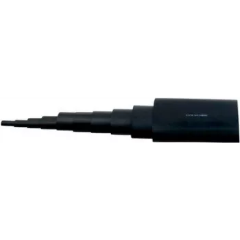 3M TE100048582 - kutistesukka - musta - 100 cm - 1,2 cm - 135 °C