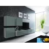 Cama Square kaappi VIGO 50/50/30 valkoinen/harmaa kiiltävä