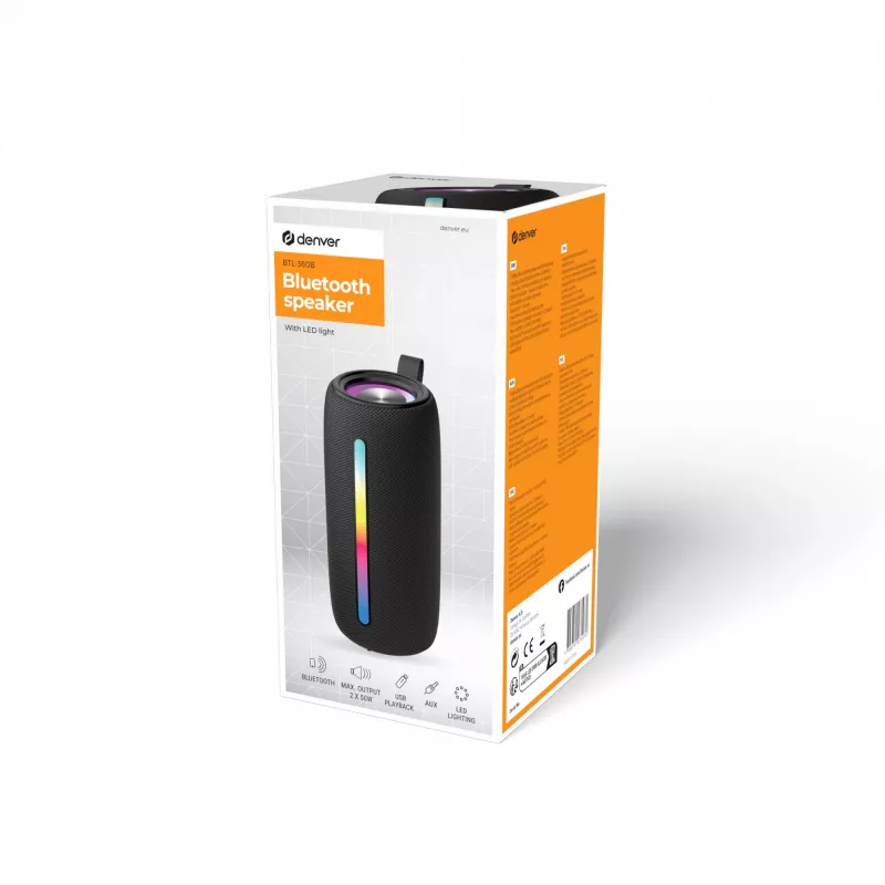 Mono kannettava kaiutin Denver BTL-360B musta